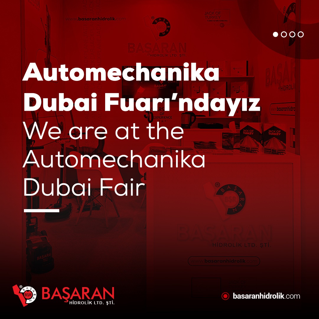 2-4 Ekim 2023 Tarihlerinde Automechanika Dubai Fuarı’ndaydık!